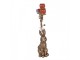 Candle Holder Rabbit 24x10x47 Cm Gold Colored Plastic - 24*10*47 cm Clayre & Eef