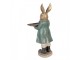 Decorative Figurine Rabbit 20x23x46 Cm Gold Colored Plastic - 20*23*46 cm Clayre & Eef
