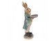 Decorative Figurine Rabbit 20x23x46 Cm Gold Colored Plastic - 20*23*46 cm Clayre & Eef