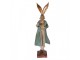 Decorative Figurine Rabbit 14x12x47 Cm Gold Colored Plastic - 14*12*47 cm Clayre & Eef
