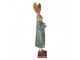Decorative Figurine Rabbit 14x12x47 Cm Gold Colored Plastic - 14*12*47 cm Clayre & Eef