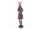 Decorative Figurine Rabbit 16x14x75 Cm Gold Colored Plastic - 16*14*75 cm Clayre & Eef