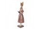 Decorative Figurine Rabbit 13x12x47 Cm Gold Colored Plastic - 13*12*47 cm Clayre & Eef