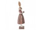 Decorative Figurine Rabbit 13x12x47 Cm Gold Colored Plastic - 13*12*47 cm Clayre & Eef
