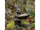 Hnědé antik litinové krmítko pro ptáčky zajíc - 16*13*17 cm Clayre & Eef