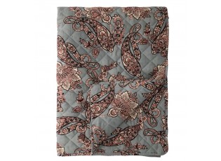 Opálový bavlněný přehoz Paisley vzor Aix Quilt - 130*180 cm