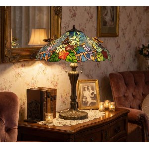 Stolní lampa Tiffany Butterfly - Ø 52*65 cm