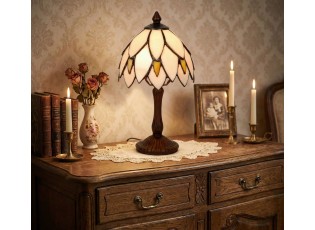 Stolní Tiffany lampa - Ø 18*34 cm 