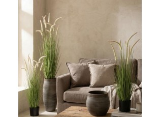 Dekorativní okrasná tráva v květináči - 11*90 cm