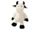 Bílá plyšová kravička s rohy Cow Plush - 34*21*48 cm J-Line by Jolipa