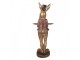 Decorative Figurine Rabbit 19x15x52 Cm Brown Plastic - Easter Clayre & Eef