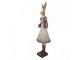 Decorative Figurine Rabbit 10x9x32 Cm Gold Colored Plastic - Easter Clayre & Eef