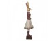 Decorative Figurine Rabbit 10x9x32 Cm Gold Colored Plastic - Easter Clayre & Eef