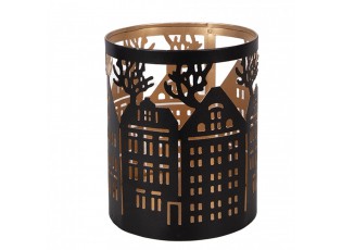 Tealight Holder ? 11x13 Cm Brown Metal - Christmas