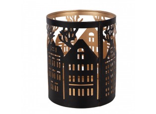 Tealight Holder ? 11x13 Cm Brown Metal - Christmas