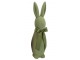 Tmavě zelený veliký zajíc s mašlí Bunny Easter Flock XL - 20*20*70 cm daan kromhout