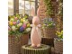 Broskvový veliký zajíc s mašlí Bunny Easter Flock XL - 20*20*70 cm daan kromhout