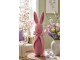 Tmavě růžový veliký zajíc s mašlí Bunny Easter Flock XL - 20*20*70 cm daan kromhout
