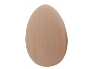 Tmavě béžové gigantické velikonoční vejce Egg Easter Flock XL - Ø 38*53 cm