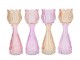 4ks pastelový mix skleněný svícen/ váza tulipán Love Tulip - Ø 7*18 cm daan kromhout