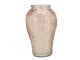 Béžová skleněná váza s kruhy Delight - Ø 15*25 cm daan kromhout