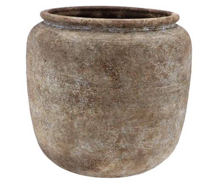 Pískový keramický obal na květináč Batu - Ø 40*35 cm daan kromhout