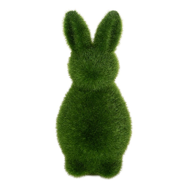 Zelená dekorativní figurka králíka Rabbit Flock Green S - Ø 7*14 cm