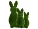 Zelená dekorativní figurka králíka Rabbit Flock Green M - Ø 9*21 cm Clayre & Eef