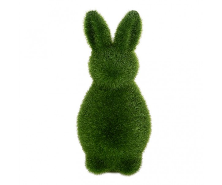Zelená dekorativní figurka králíka Rabbit Flock Green M - Ø 9*21 cm Clayre & Eef