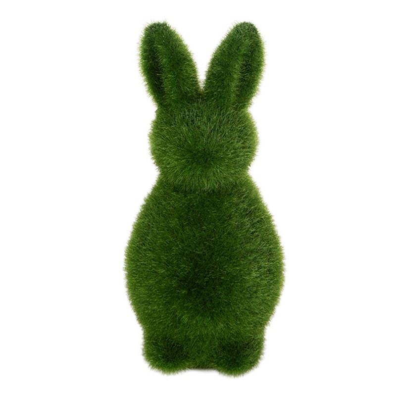 Zelená dekorativní figurka králíka Rabbit Flock Green M - Ø 9*21 cm