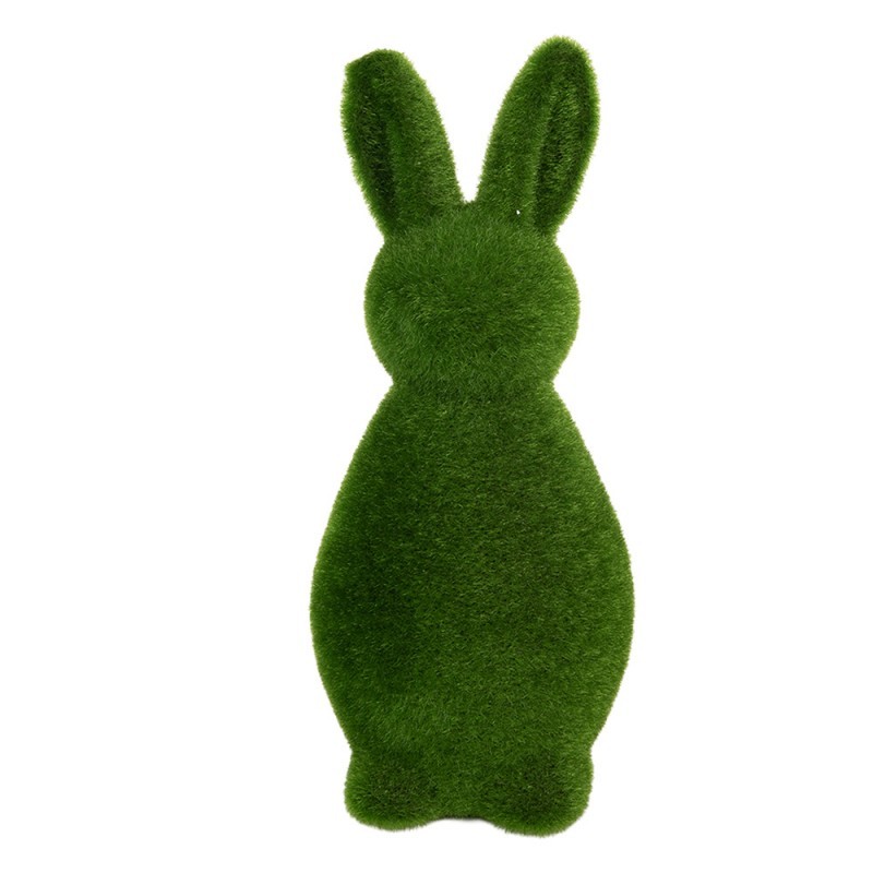 Zelená dekorativní figurka králíka Rabbit Flock Green L - Ø 10*25 cm