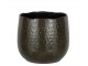 Tmavě šedý obal na květináč Graphine L - Ø 25*22 cm J-Line by Jolipa