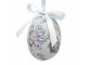 12ks dekorace závěsné vajíčko s květy Spring Egg - Ø 4*5cm Clayre & Eef