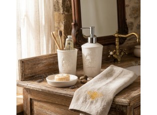 Keramický dávkovač na mýdlo s motivem včelky - 325 ml