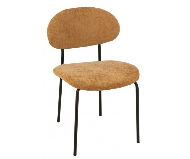 Zlatá jídelní židle Charlet - 61*59*76 cm J-Line by Jolipa