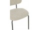 Béžová jídelní čalouněná židle Charlet - 51*55*82 cm J-Line by Jolipa