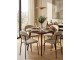 Béžová jídelní čalouněná židle Charlet - 51*55*82 cm J-Line by Jolipa