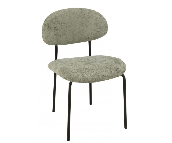 Mintová jídelní čalouněná židle Charlet - 51*55*82 cm J-Line by Jolipa