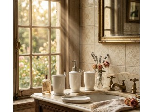 Koupelnová sada - dekor ptáček