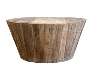 Hnědý dřevěný koferenční stůl Grimaud Unit - Ø 92*43 cm