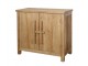 Přírodní dřevěná komoda se 2 dvířky Chennia - 80*43*72 cm Chic Antique