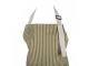 Béžovo-zelená pruhovaná dámská kuchyňská zástěra - 69*68 cm Clayre & Eef