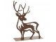 Rezavá kovová dekorace jelen - 44*13*55 cm J-Line by Jolipa