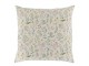 Krémový povlak na polštář s divokými květy Aix Wild Flowers - 60*60 cm Chic Antique