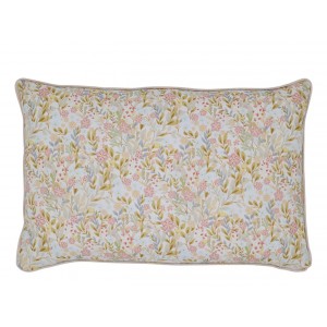 Růžovo-modrý povlak na polštář s květy Aix Wild Flowers - 35*50 cm