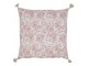 Bílo-růžový povlak na polštář s květy Aix Paisley Flowers - 50*50 cm Chic Antique