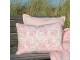 Bílo-růžový povlak na polštář s květy Aix Paisley Flowers - 35*50 cm Chic Antique
