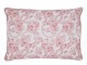 Bílo-růžový povlak na polštář s květy Aix Paisley Flowers - 35*50 cm Chic Antique