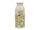 Béžová antik keramická váza s citróny Limone Blossom - Ø 8*20 cm Chic Antique
