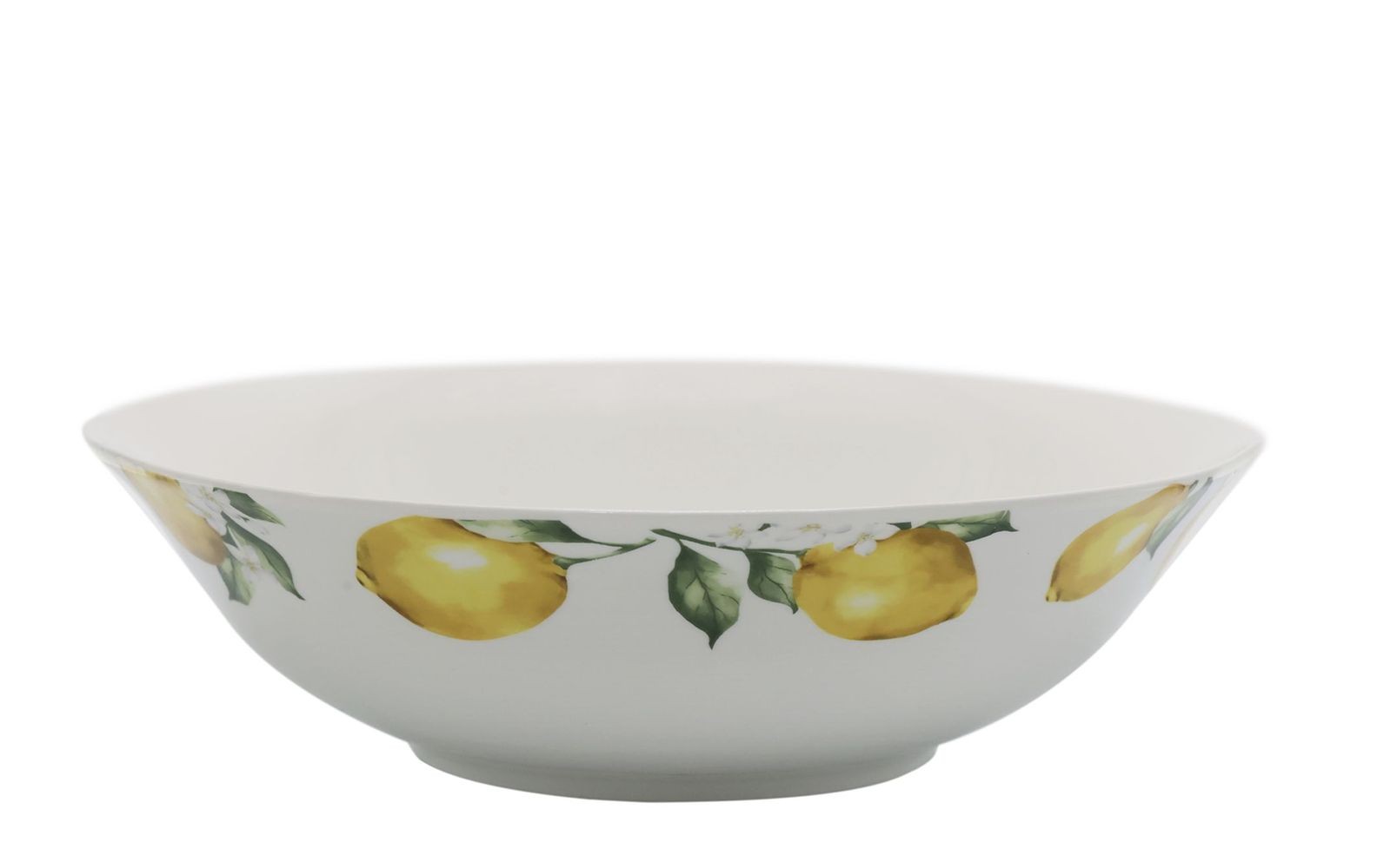 Porcelánová miska s citróny Maison Limone Blossom - Ø 24*7 cm / 1400 ml